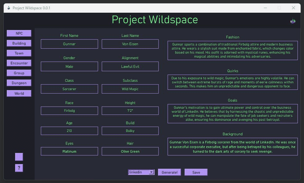 Project Wildspace